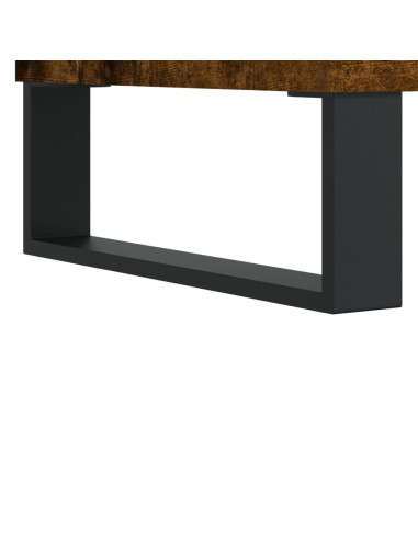 Credenza Rovere Fumo  69,5x34x180 cm in Legno Multistrato
