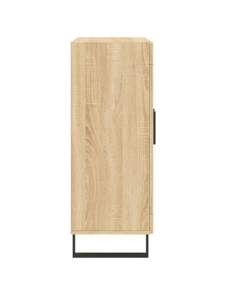 Credenza Rovere Sonoma 69,5x34x90 cm in Legno Multistrato