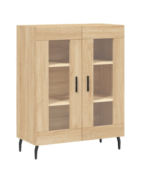 Credenza Rovere Sonoma 69,5x34x180 cm in Legno Multistrato