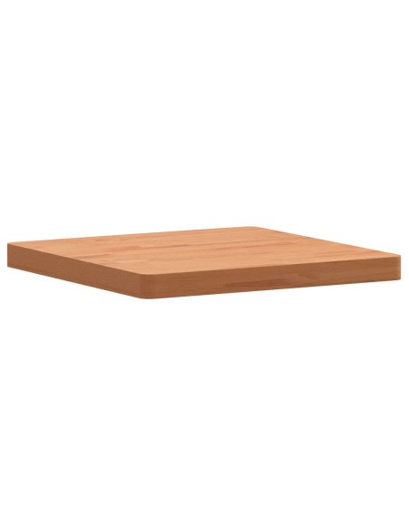 Piano per Tavolo 50x50x4 cm Quadrato Legno Massello di Faggio