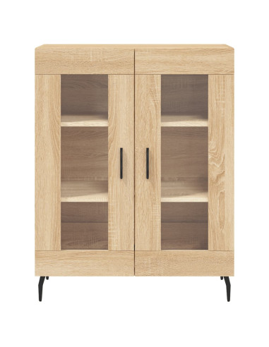 Credenza Rovere Sonoma 69,5x34x180 cm in Legno Multistrato