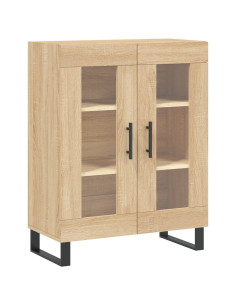 Credenza Rovere Sonoma 69,5x34x180 cm in Legno Multistrato