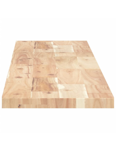 Mensole da Parete 3 pz 120x20x2 cm Legno Acacia Non Trattato