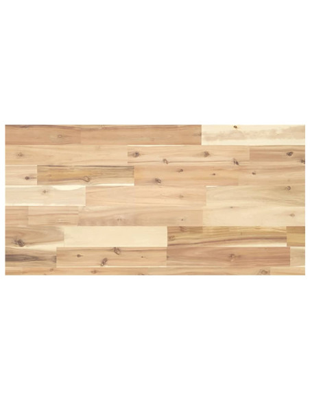 Piano da Bagno Non Trattato 60x40x4 cm Legno Massello di Acacia