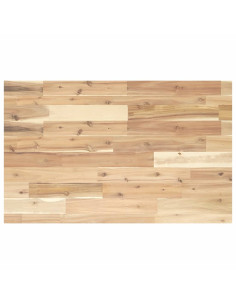 Piano da Bagno Non Trattato 80x50x4 cm Legno Massello di Acacia