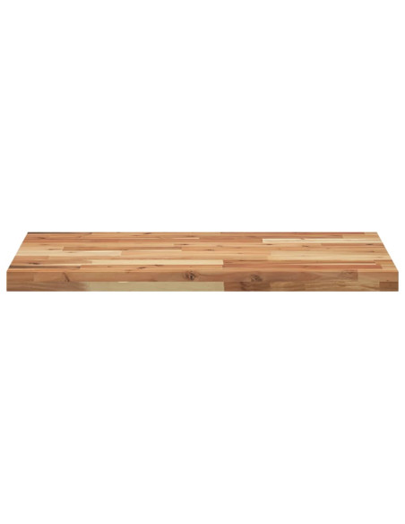 Piano da Bagno Finitura a Olio 160x50x4 cm in Legno di Acacia