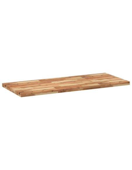 Piano Scrivania a Olio 120x60x4 cm Legno Massello Acacia