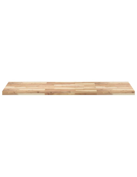 Piano Scrivania Non Trattato 140x60x4cm Legno Massello Acacia