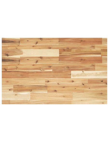 Piano Scrivania a Olio 100x50x4 cm Legno Massello Acacia