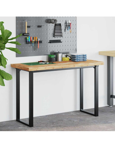 Piano Scrivania a Olio 120x50x4 cm Legno Massello Acacia