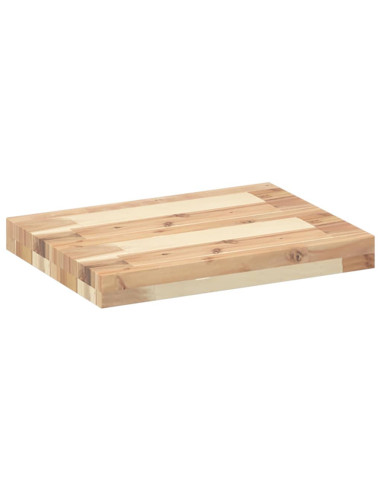 Mensole da Parete 4 pz 60x30x4 cm Legno Acacia Non Trattato