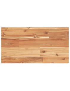 Ripiano a Parete 60x20x2 cm Legno Massello Acacia Rifinito Olio