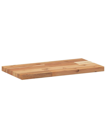 Ripiano a Parete 60x20x2 cm Legno Massello Acacia Rifinito Olio