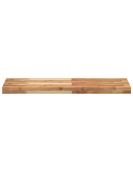 Mensole da Parete 3 pz 80x30x4 cm Legno Acacia Rifinito a Olio
