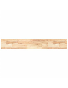 Ripiano a Parete 160x20x2 cm Legno Massello Acacia Non Trattato