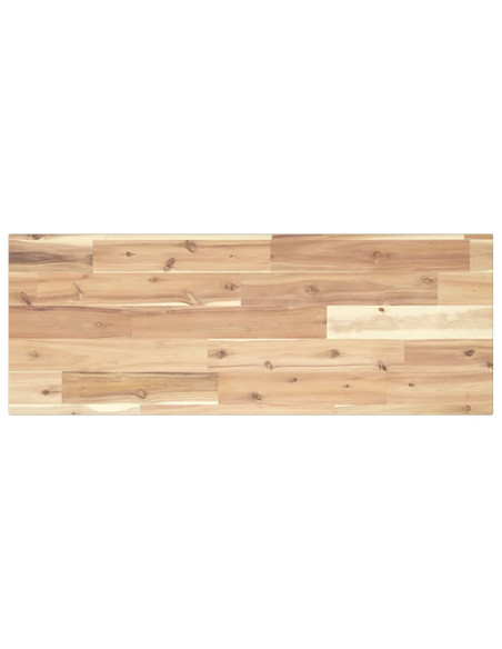 Ripiano a Parete 80x30x2 cm Legno Massello Acacia Non Trattato