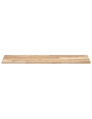 Ripiano a Parete 80x30x2 cm Legno Massello Acacia Non Trattato