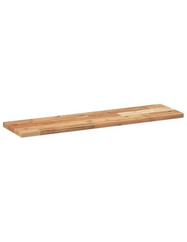 Mensole da Parete 3 pz 80x20x2 cm Legno Acacia Rifinito a Olio