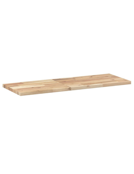 Mensole da Parete 2 pz 80x30x2 cm Legno Acacia Non Trattato