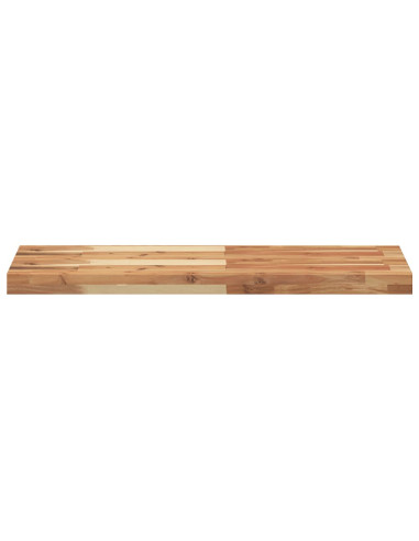 Mensole da Parete 4 pz 80x30x4 cm Legno Acacia Rifinito a Olio