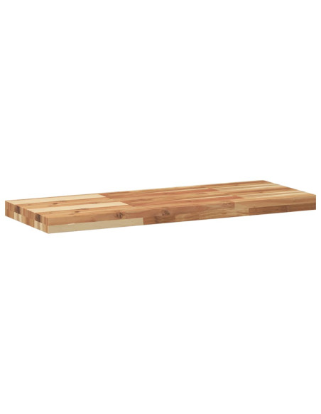 Mensole da Parete 2 pz 80x30x4 cm Legno Acacia Rifinito a Olio
