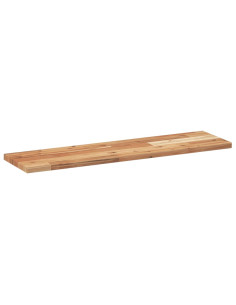 Mensole da Parete 3 pz 100x20x2 cm Legno Acacia Rifinito a Olio 2