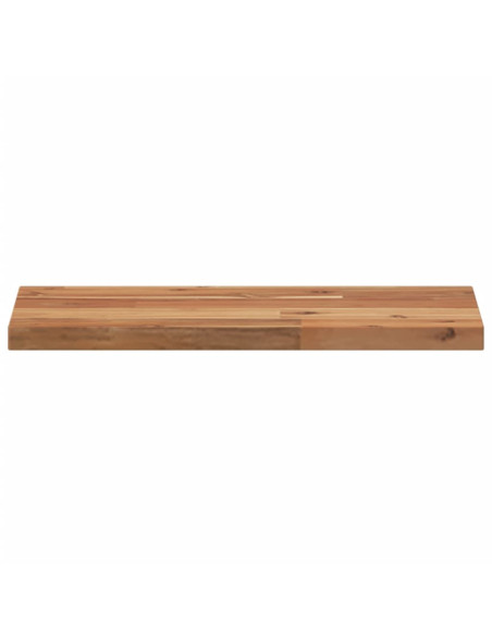 Mensole da Parete 2 pz 60x20x2 cm Legno Acacia Rifinito a Olio