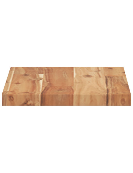 Mensole da Parete 2 pz 60x20x2 cm Legno Acacia Rifinito a Olio