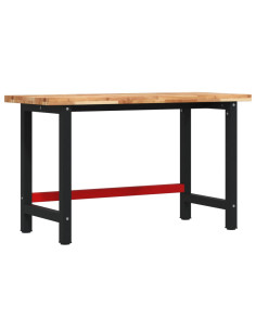 Banco da Lavoro 140x60x83 cm Legno Massello Acacia Rettangolare