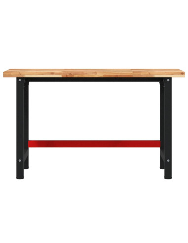 Banco da Lavoro 140x60x83 cm Legno Massello Acacia Rettangolare