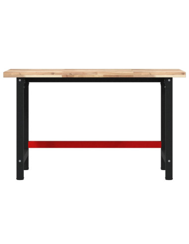 Banco da Lavoro 140x60x83 cm Legno Massello Acacia Rettangolare