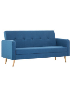 Divano in Tessuto Blu