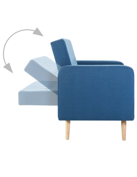Divano in Tessuto Blu