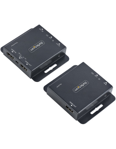 StarTech.com HDMI Extender via Ethernet 4K 30Hz/40m o 1080p/70m, Kit Extender HDMI via CAT6/CAT5, Estensione HDMI su IP con Powe