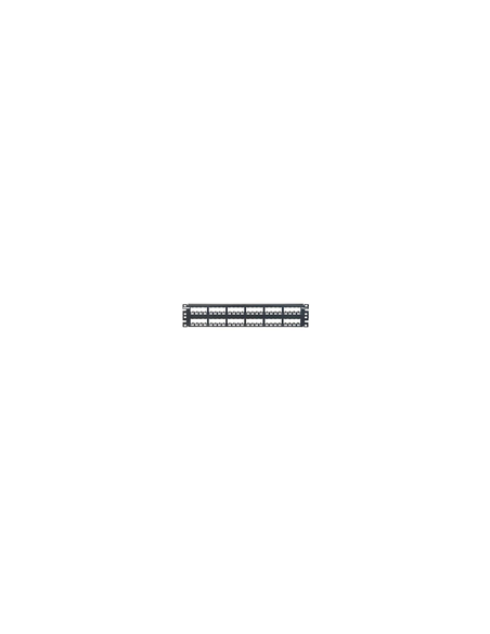 PANN.2U PER 48 RJ45S MINICOM NERO