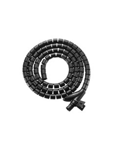 Equip 650867 organizer per cavi Scrivania Guaina intrecciata per cavi Nero