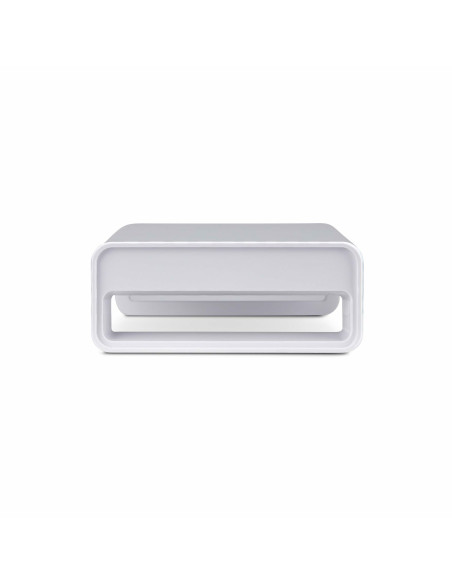 StarTech.com Supporto per monitor ergonomico, fino a 15 kg, altezza fissa 9 cm, rialzo per monitor da tavolo/portatile, piattafo