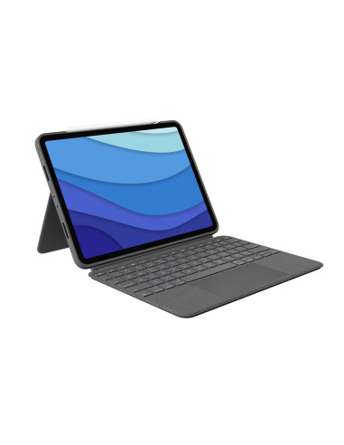 Logitech Combo Touch QWERTY Spagnolo Smart Connector Grigio