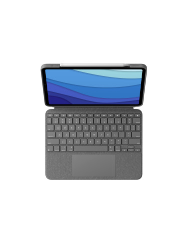 Logitech Combo Touch QWERTY Spagnolo Smart Connector Grigio