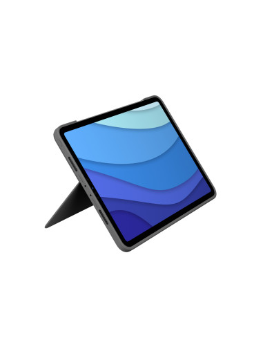 Logitech Combo Touch QWERTY Spagnolo Smart Connector Grigio