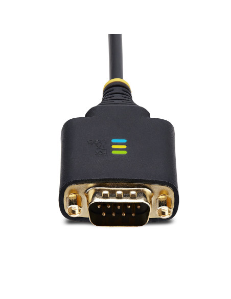 StarTech.com Cavo da USB a seriale a 2 porte da 60 cm, Viti/dadi DB9 intercambiabili, ritenzione COM, USB-A a DB9 RS232, FTDI, p