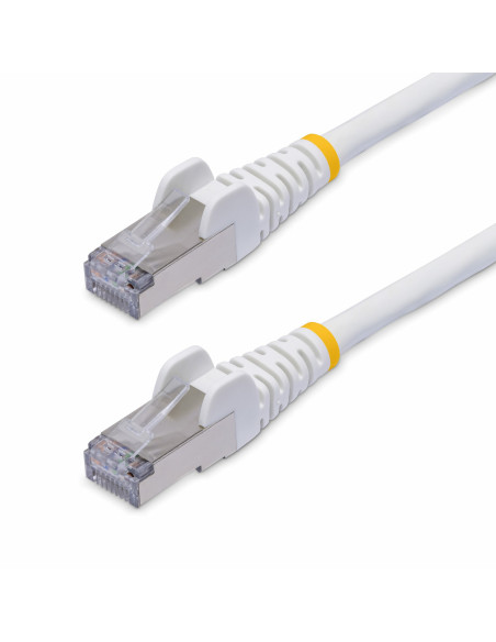StarTech.com Cavo Ethernet CAT8 bianco da 10m, RJ45 Snagless, 25G/40G, 2000MHz, 100W PoE++, S/FTP, cavo lan in rame puro 26AWG, 