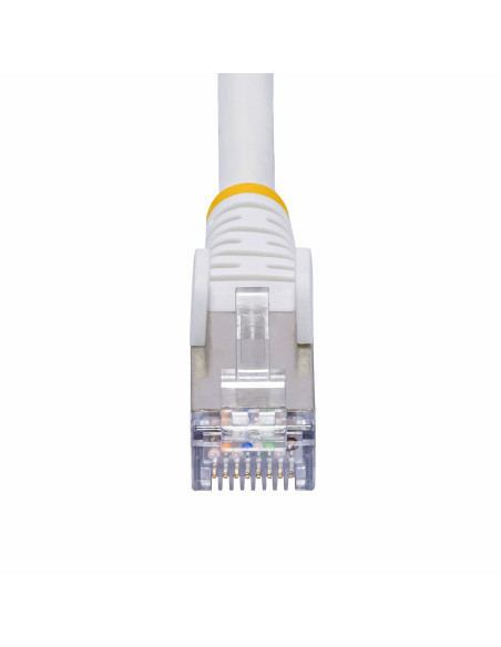 StarTech.com Cavo Ethernet CAT8 bianco da 10m, RJ45 Snagless, 25G/40G, 2000MHz, 100W PoE++, S/FTP, cavo lan in rame puro 26AWG, 