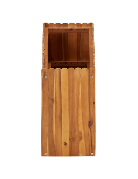 Letto Rialzato da Giardino 100x30x50 cm in Massello di Acacia