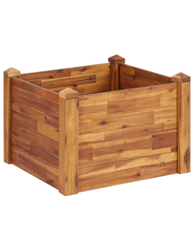 Letto Rialzato da Giardino 60x60x44 cm in Legno Massello Acacia