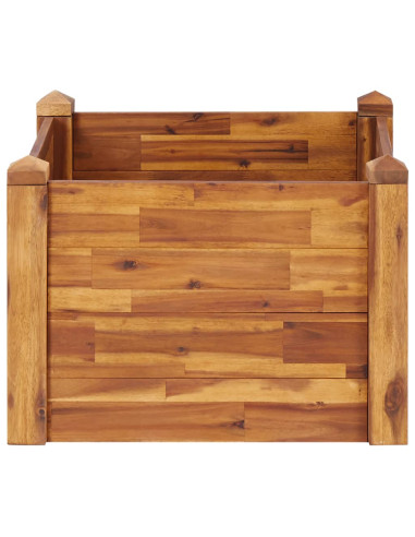 Letto Rialzato da Giardino 60x60x44 cm in Legno Massello Acacia