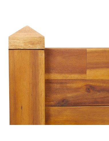 Letto Rialzato da Giardino 60x60x44 cm in Legno Massello Acacia