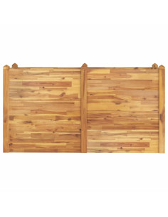 Fioriera Rialzata da Giardino 160x60x84cm Legno Massello Acacia 2