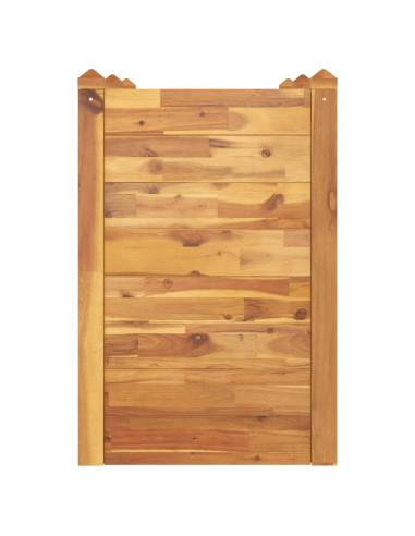 Fioriera Rialzata da Giardino 160x60x84cm Legno Massello Acacia