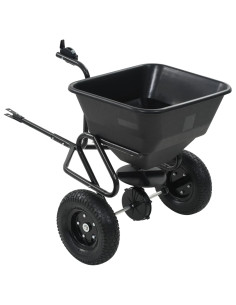 Spargisale Trainabile in PVC e Acciaio 125x74x79 cm 45 L